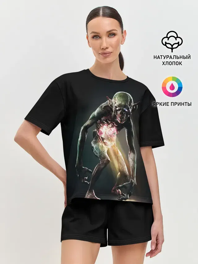 Женская пижама с шортами
