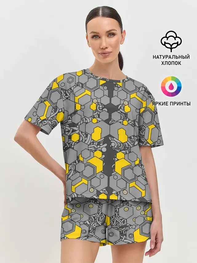 Женская пижама с шортами