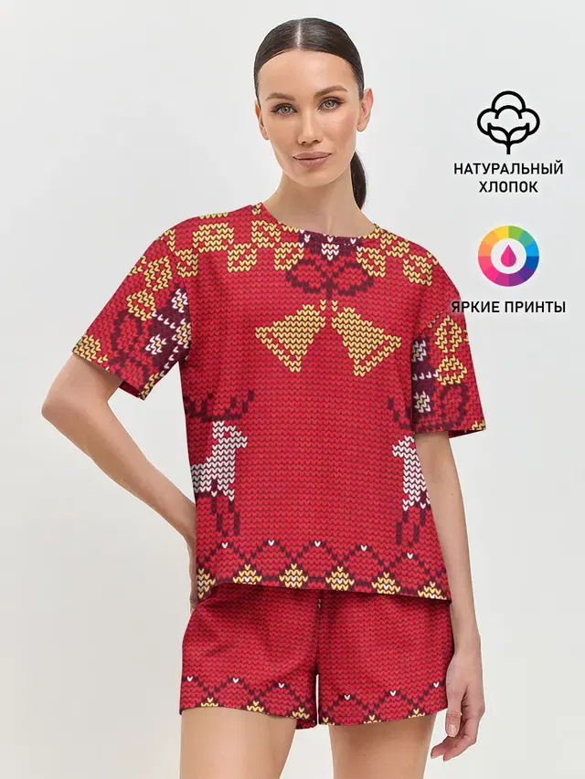 Женская пижама с шортами