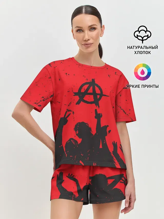 Женская пижама с шортами