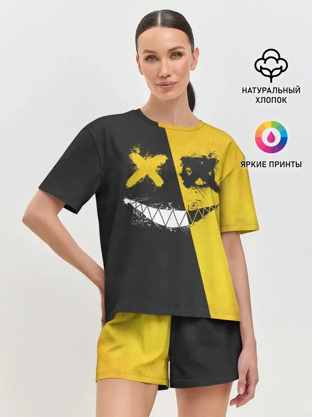 Женская пижама с шортами