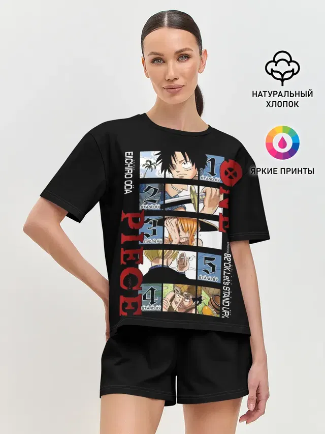 Женская пижама с шортами