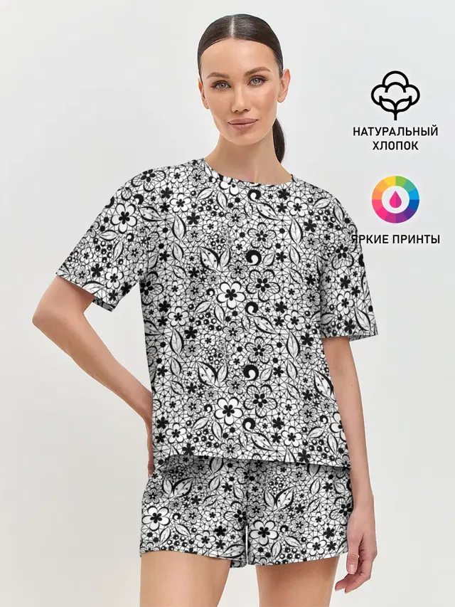 Женская пижама с шортами