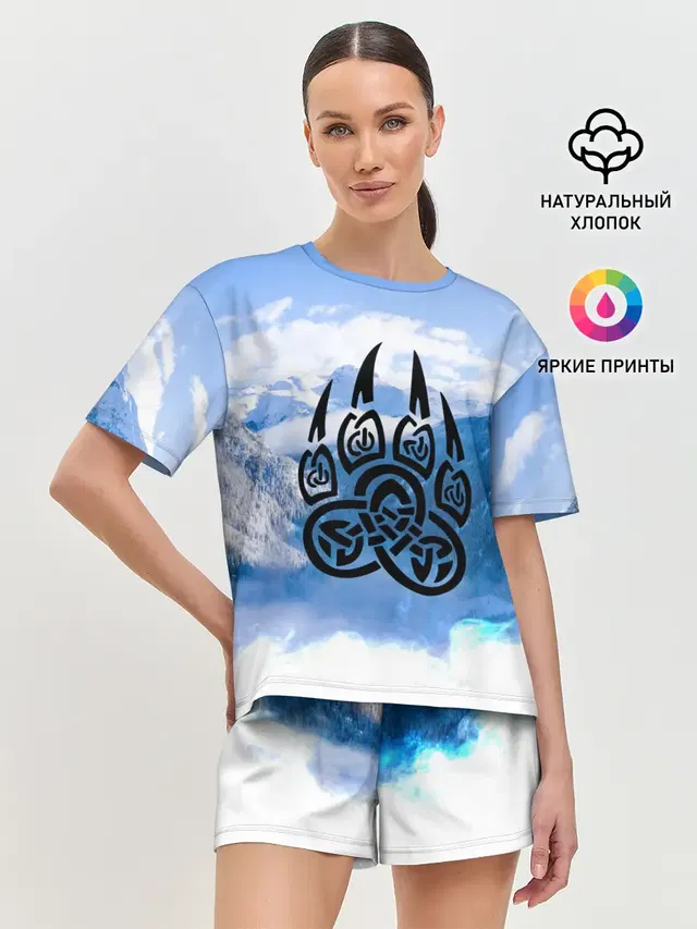 Женская пижама с шортами