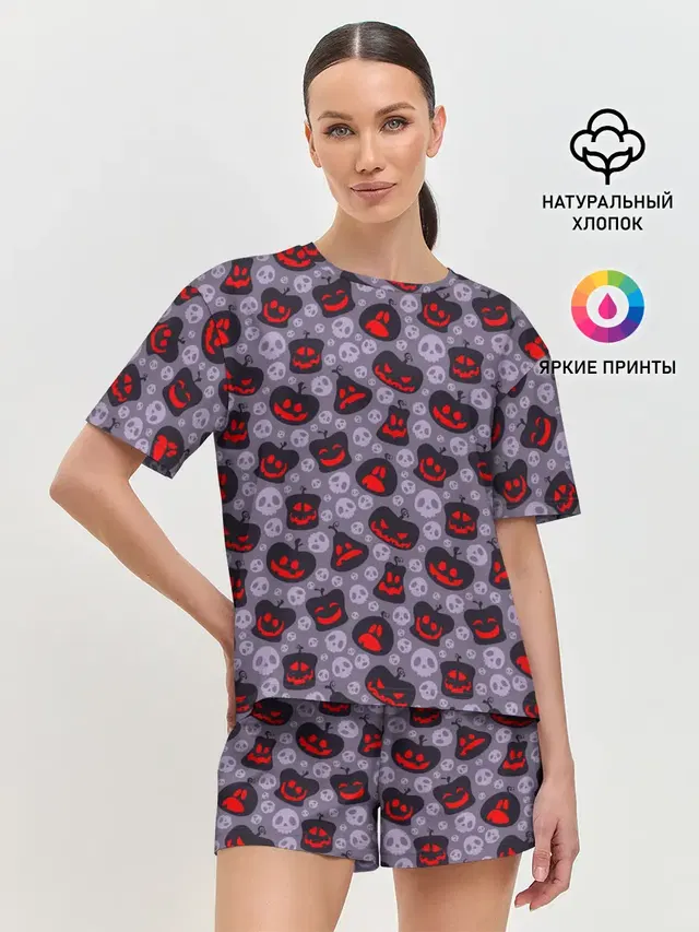 Женская пижама с шортами