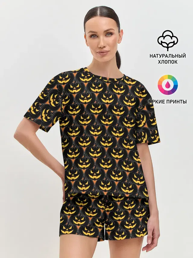 Женская пижама с шортами