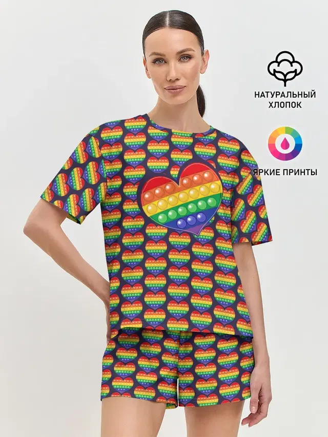 Женская пижама с шортами