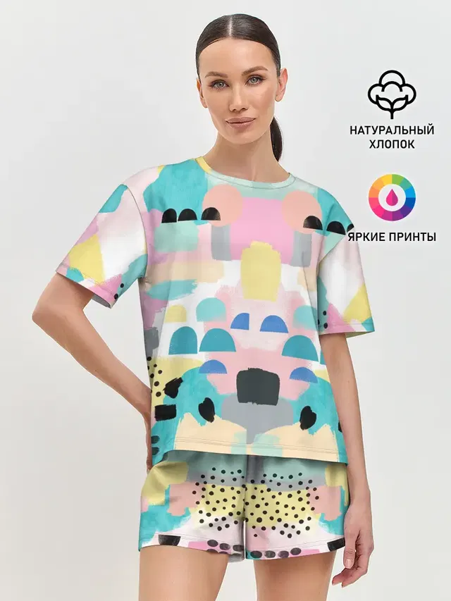 Женская пижама с шортами