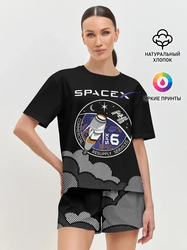 Женская пижама с шортами