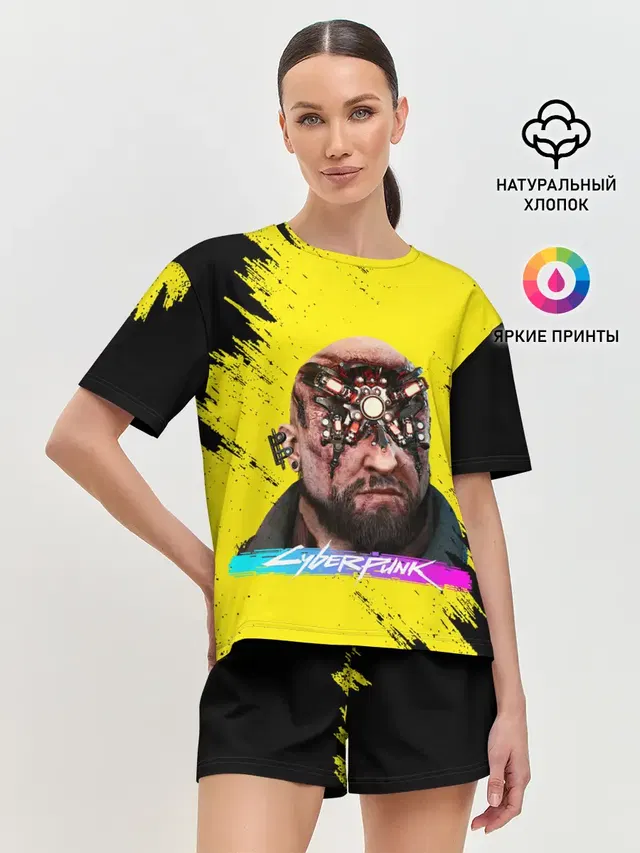 Женская пижама с шортами