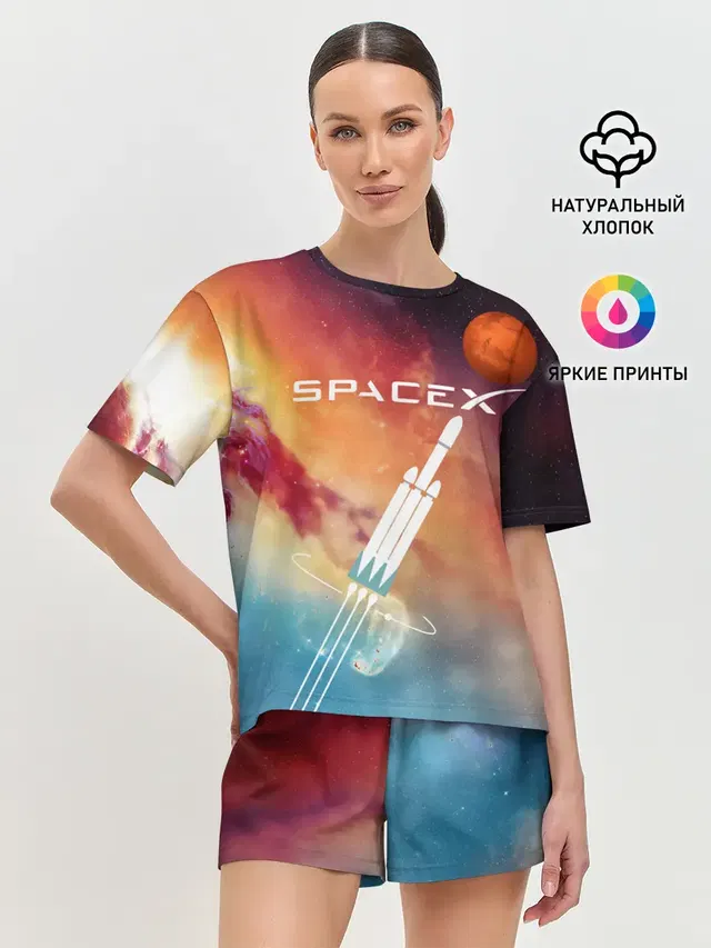 Женская пижама с шортами