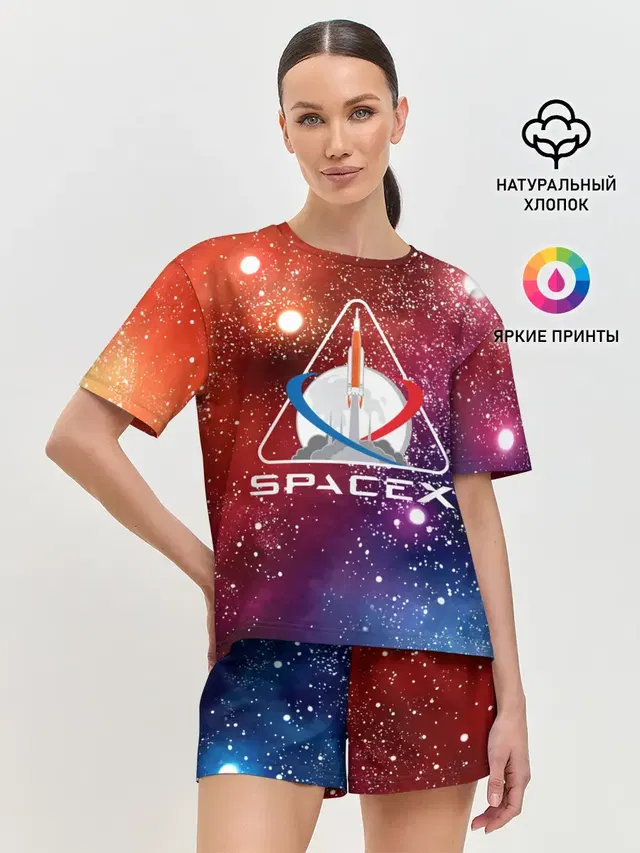 Женская пижама с шортами