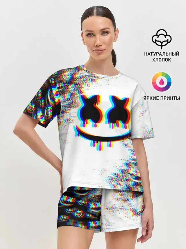 Женская пижама с шортами