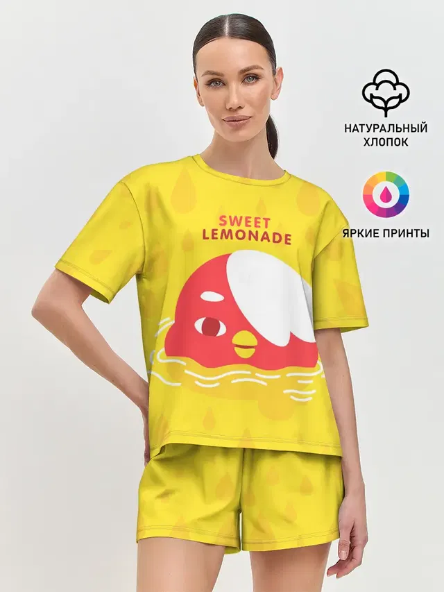 Женская пижама с шортами