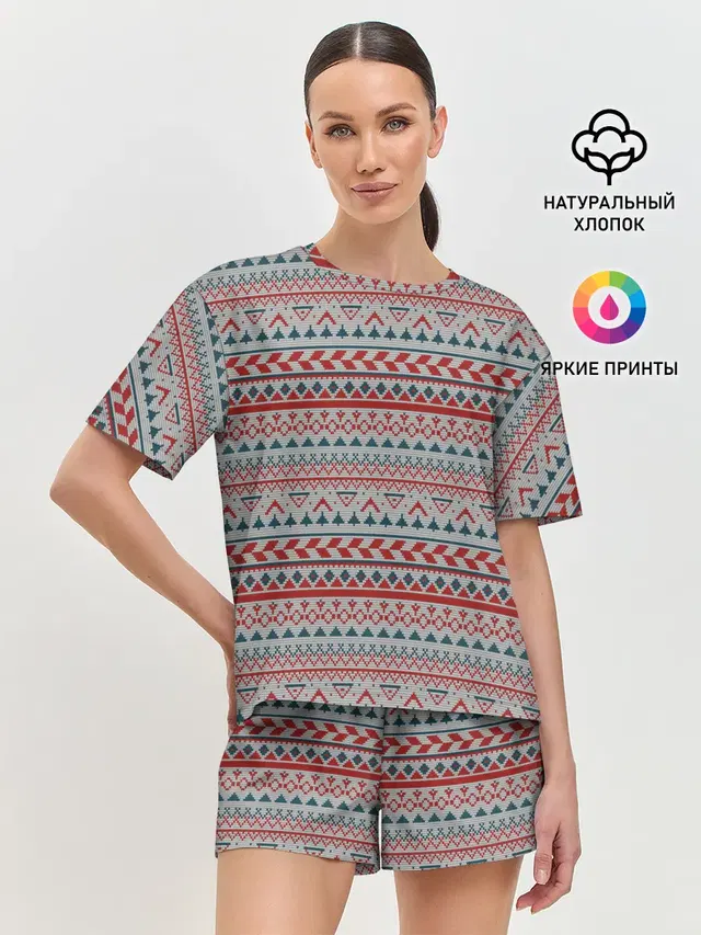 Женская пижама с шортами
