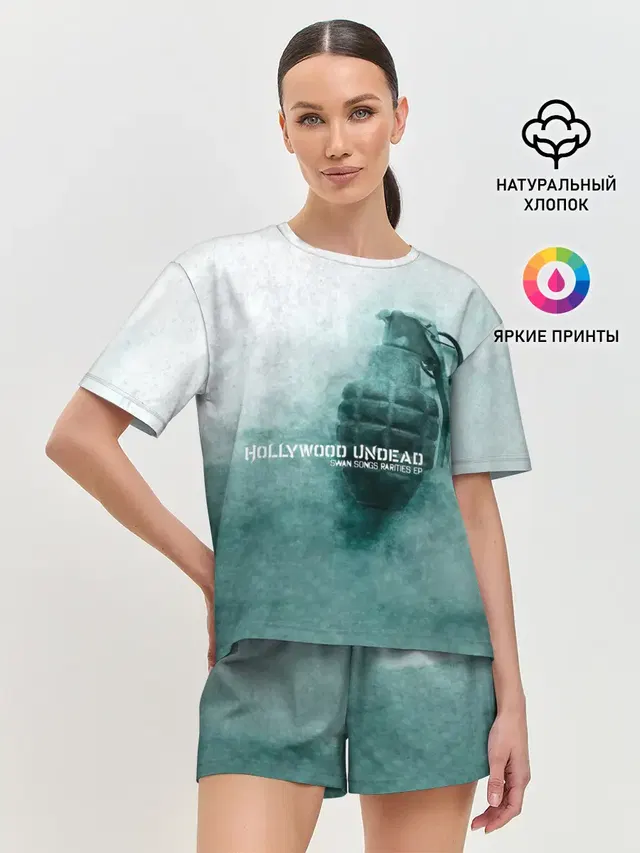 Женская пижама с шортами