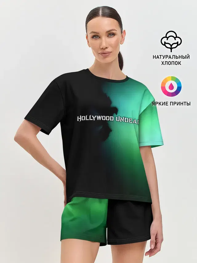 Женская пижама с шортами