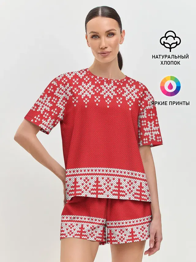 Женская пижама с шортами