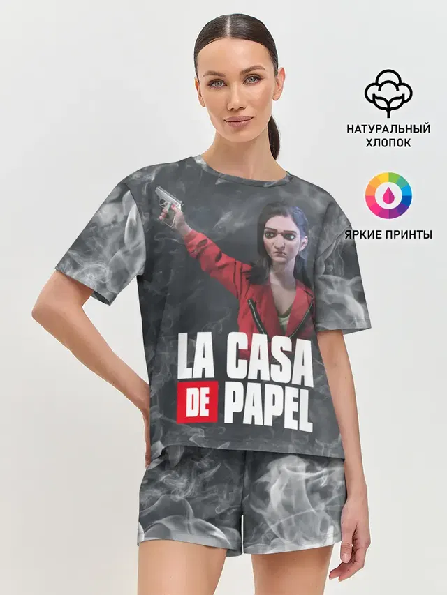 Женская пижама с шортами
