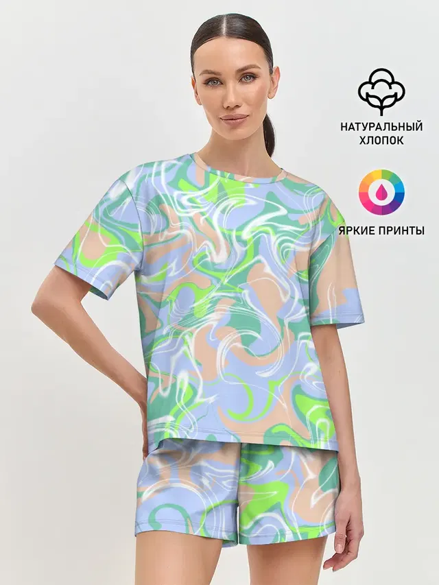 Женская пижама с шортами