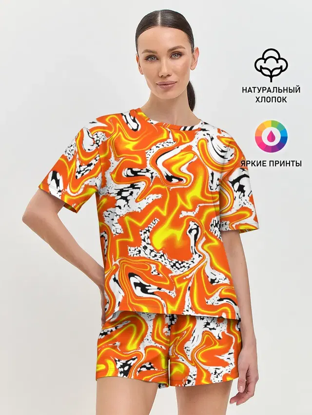 Женская пижама с шортами