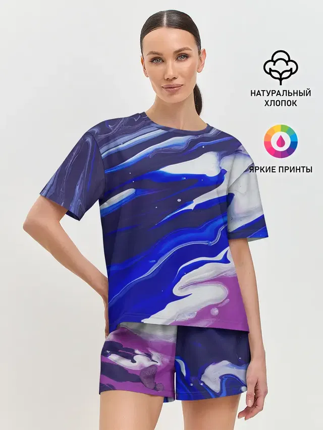 Женская пижама с шортами