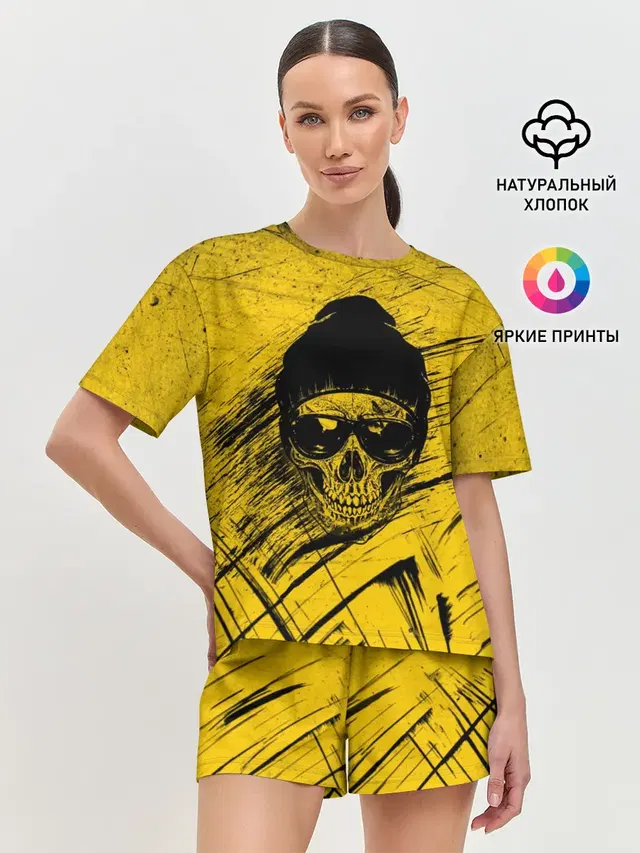 Женская пижама с шортами