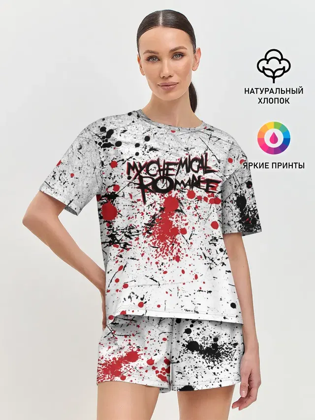Женская пижама с шортами