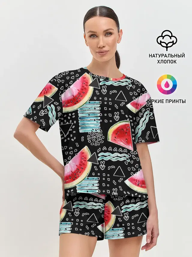 Женская пижама с шортами