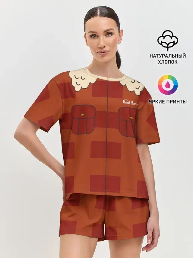 Женская пижама с шортами