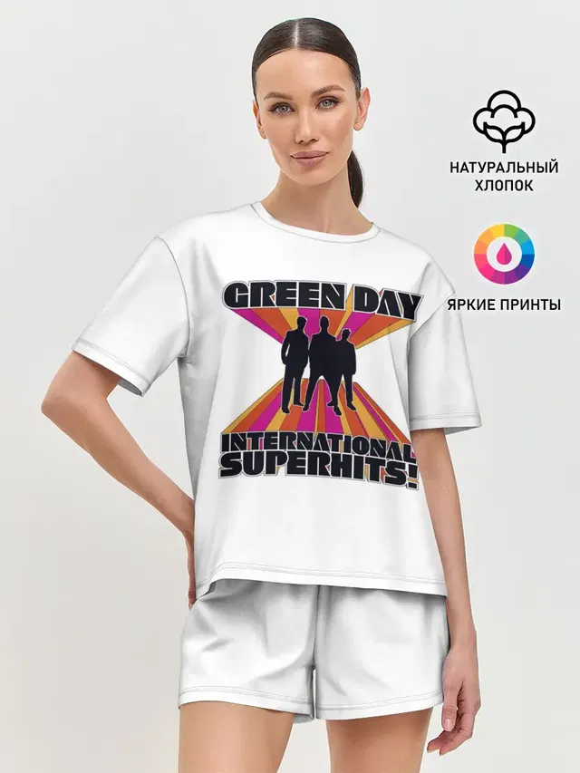 Женская пижама с шортами