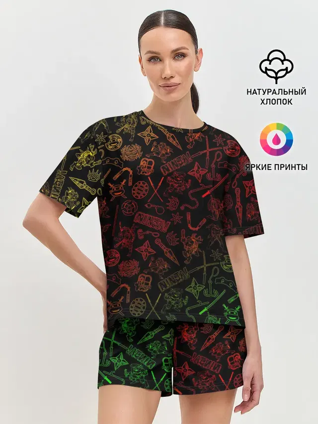 Женская пижама с шортами