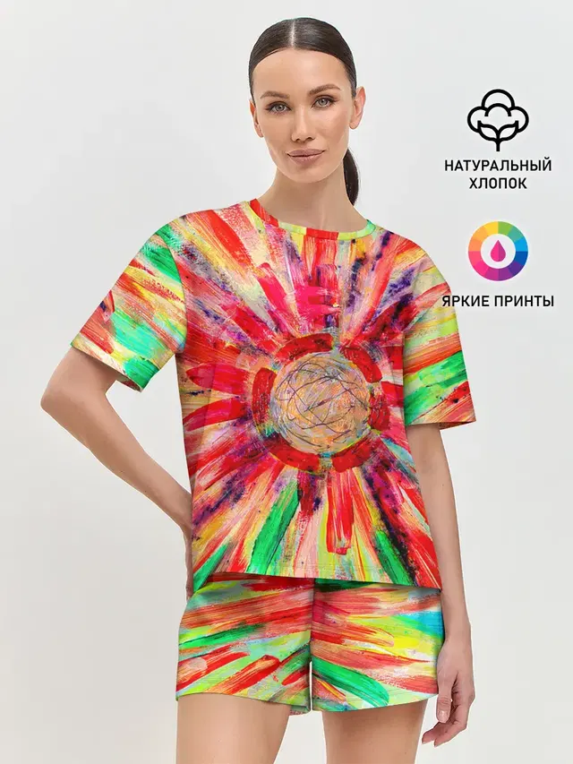 Женская пижама с шортами