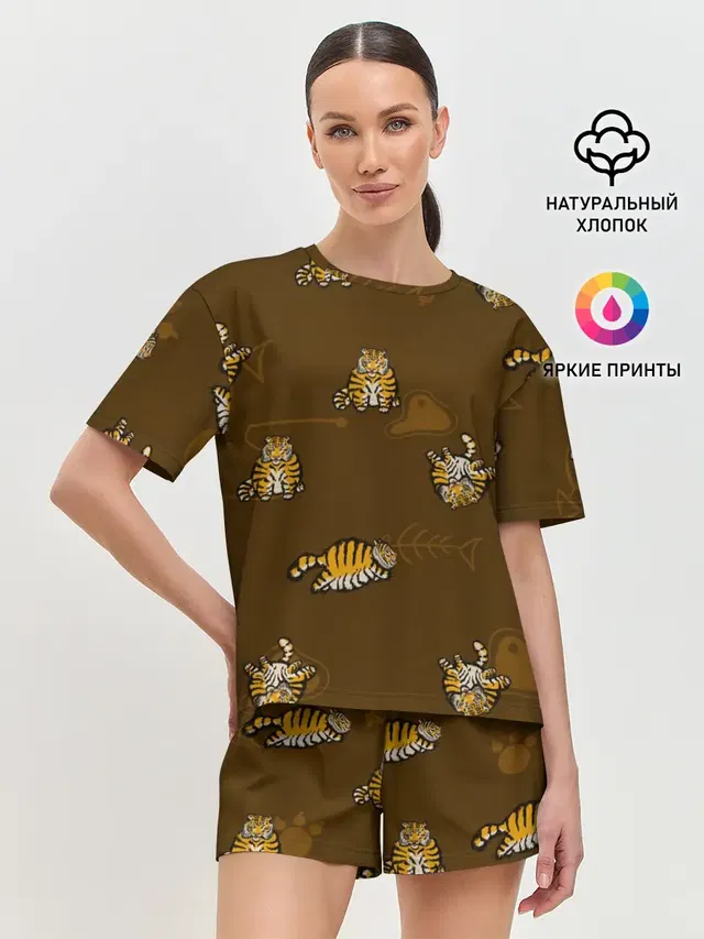 Женская пижама с шортами