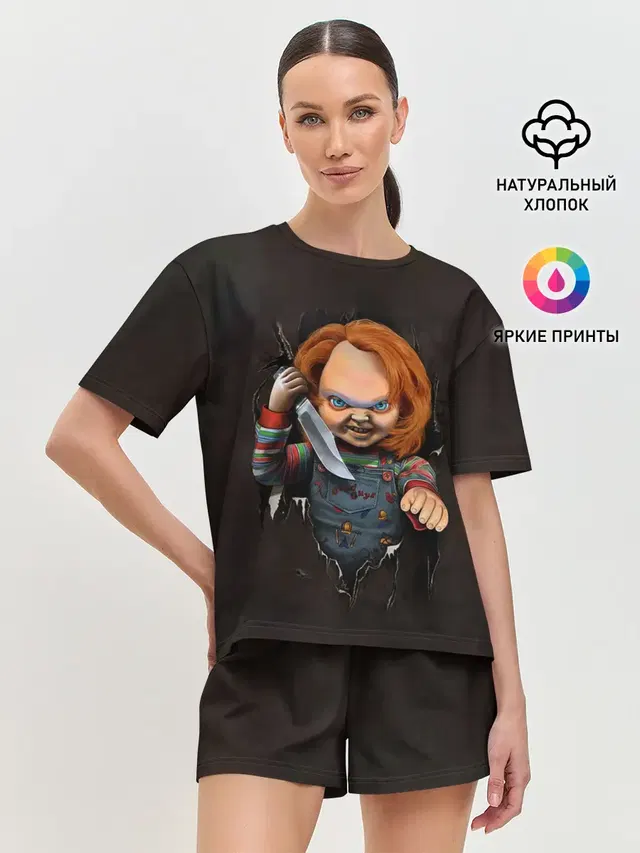 Женская пижама с шортами