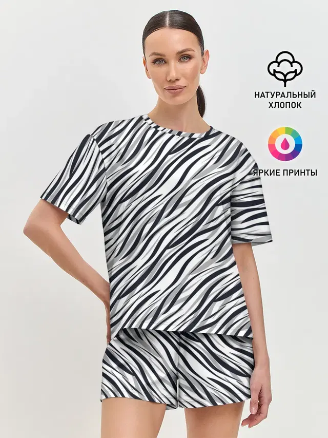 Женская пижама с шортами
