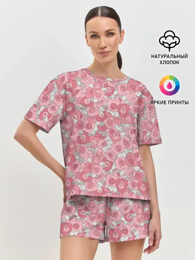 Женская пижама с шортами
