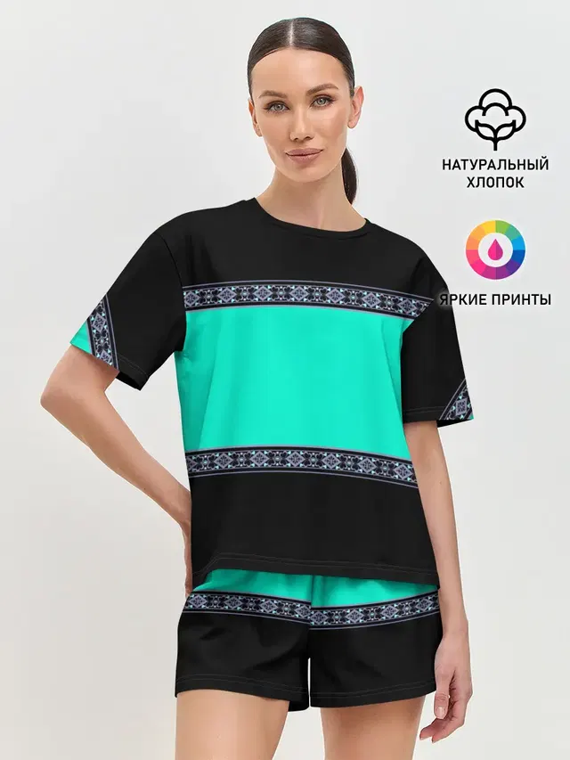 Женская пижама с шортами