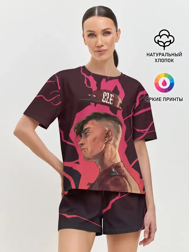 Женская пижама с шортами