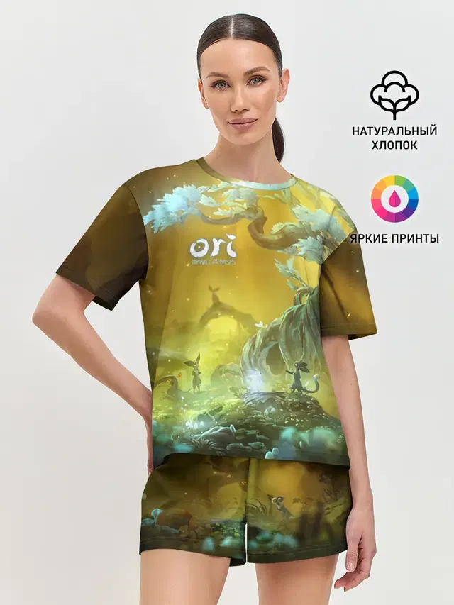 Женская пижама с шортами