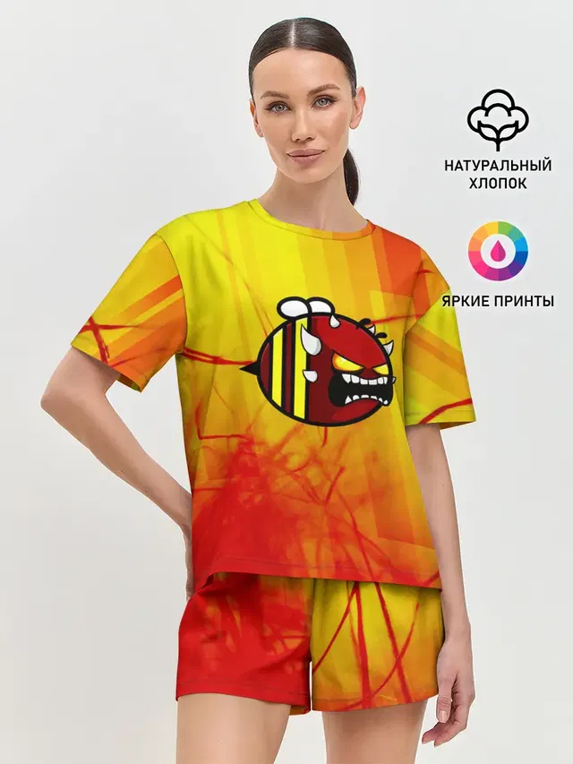 Женская пижама с шортами