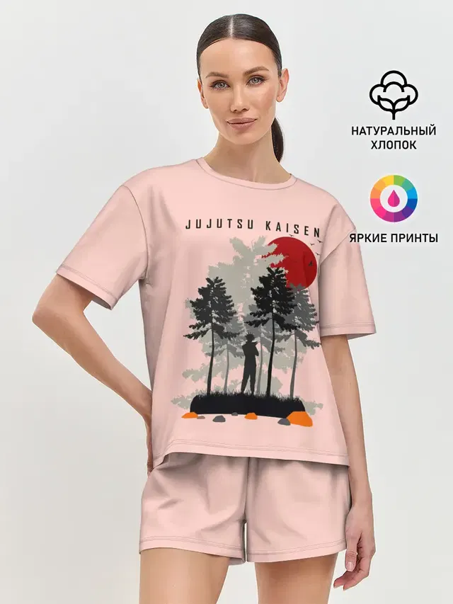 Женская пижама с шортами