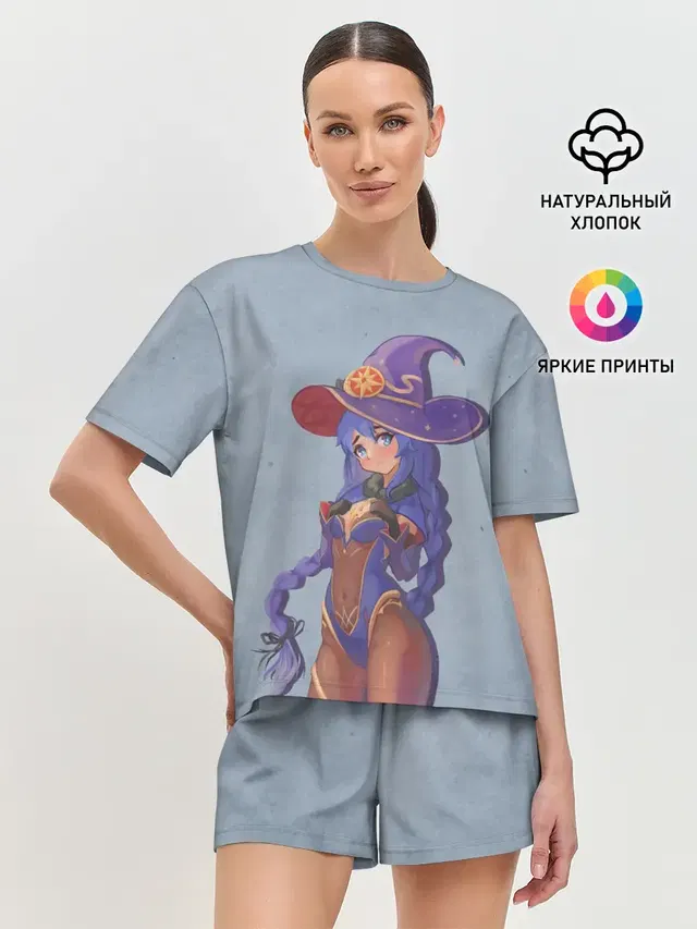 Женская пижама с шортами