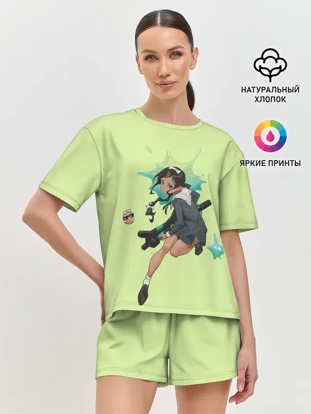 Женская пижама с шортами