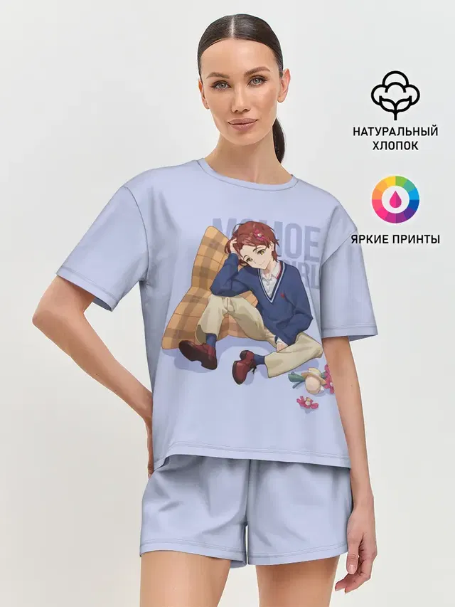 Женская пижама с шортами