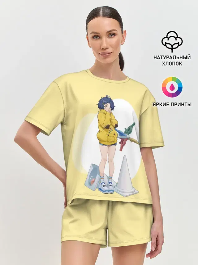 Женская пижама с шортами