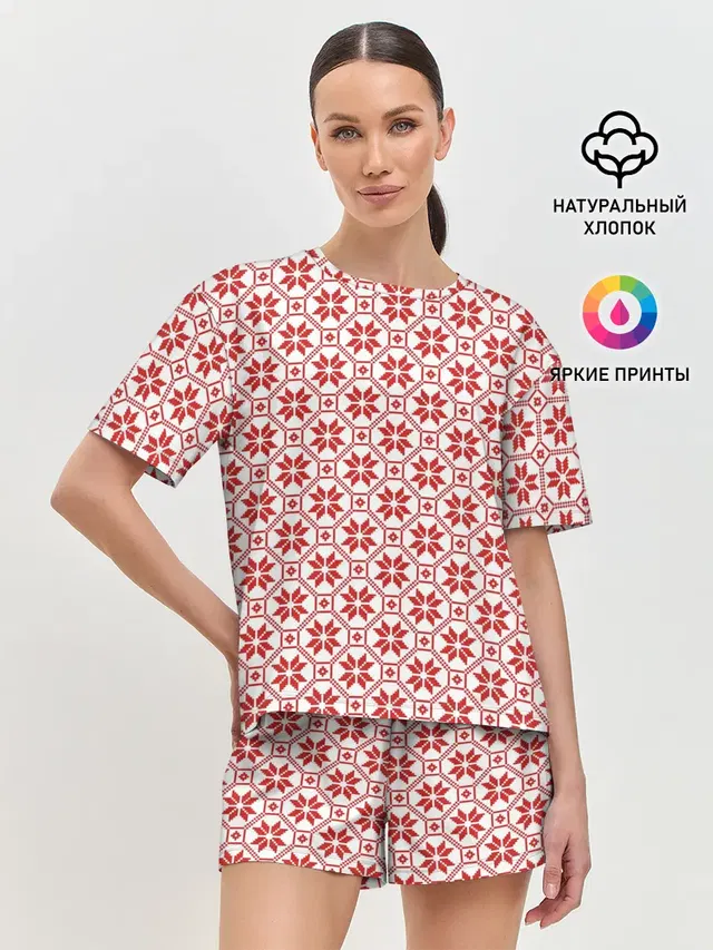 Женская пижама с шортами