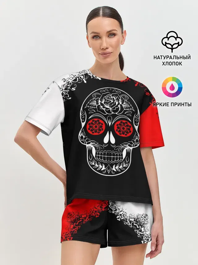 Женская пижама с шортами