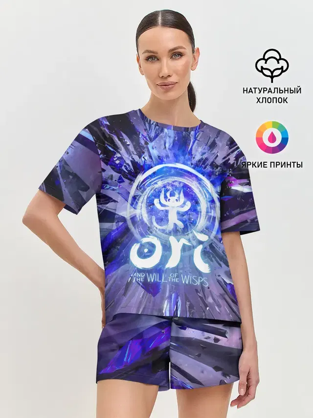 Женская пижама с шортами