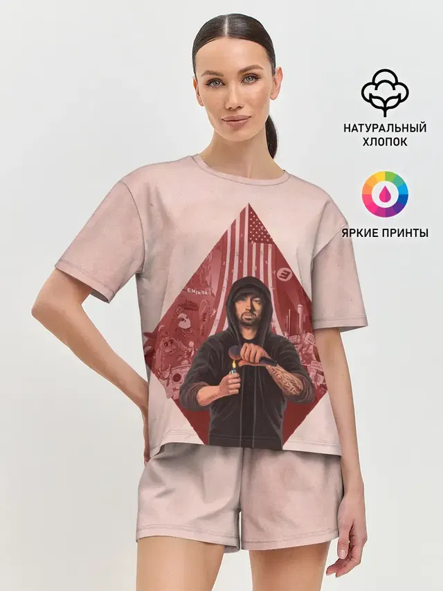 Женская пижама с шортами